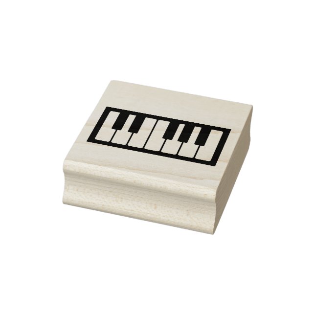Piano Keys Music Instrument  Rubber Stamp (Stamp)