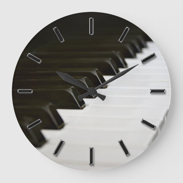Piano Keys music lover wall clock (Front)