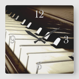 Piano Keys Music-Lover's Wall Clock