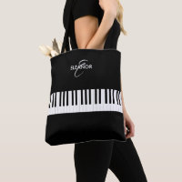 Piano Keys Musical Instrument Monogrammed