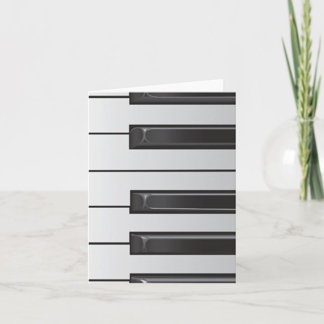 Piano Keys Note card (Front)