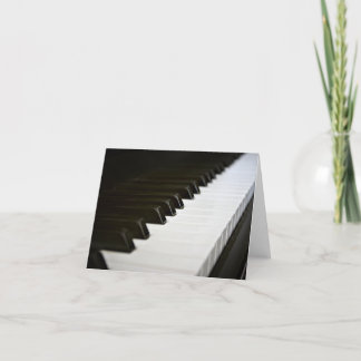 Piano Keys note card