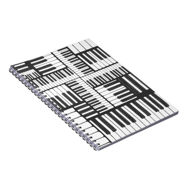 Piano Keys Notebook (Right Side)