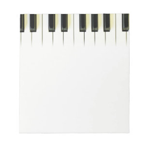 Piano Keys Notepad