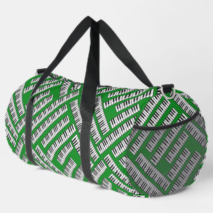 Piano Keys Pattern Duffle Bag