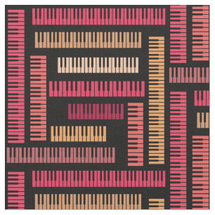 Piano Keys Pattern Fabric