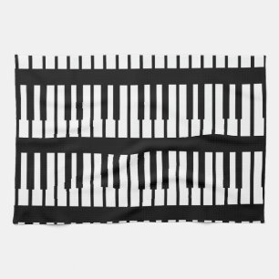 Piano Keys Pattern Tea Towel