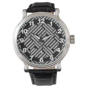 Piano Keys Pattern Watch