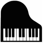 Piano keys photo sculpture key ring<br><div class="desc">You can TRANSFER this DESIGN to other Zazzle products. The designs are made in high-resolution vector graphics for a professional print. Thank you for choosing my designs and stopping by store Pedro Vale.</div>