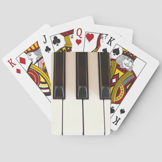 Piano Keys Playing Cards (Back)