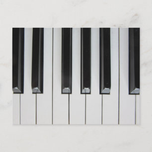 Piano Keys Postcard