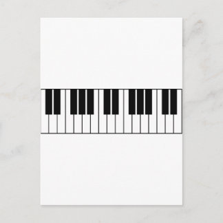 Piano Keys Postcard
