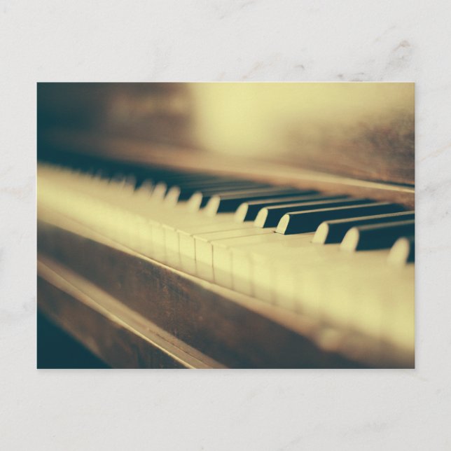 Piano Keys Postcard (Front)