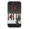 Piano Keys Red Rose Music Monogram