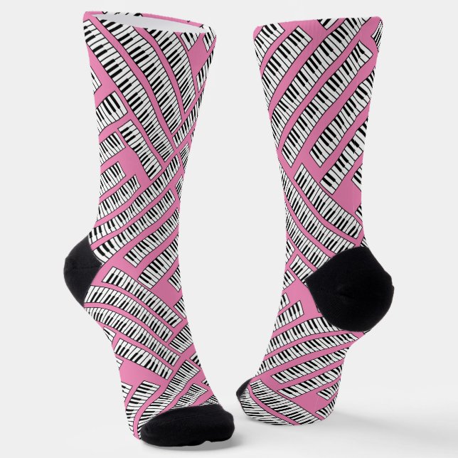 Piano Keys Socks (Angled)