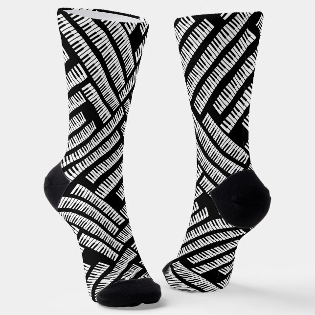 Piano Keys Socks (Angled)