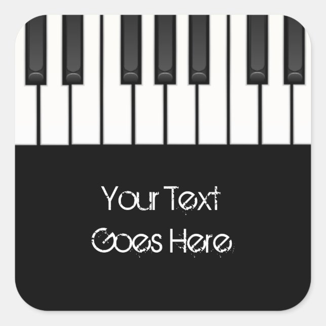 Piano Keys Stickers (Front)