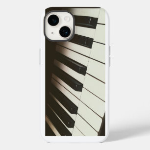 Piano Keys - Stylish Black & White Photograph iPhone 14 Case