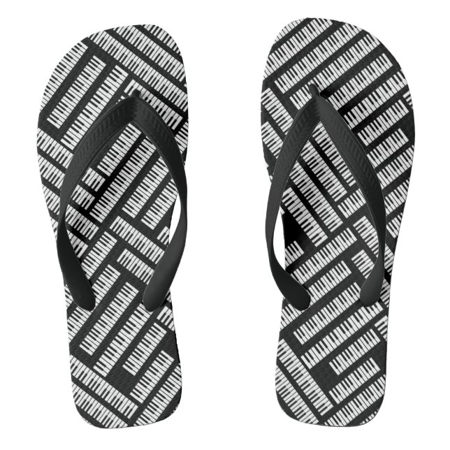 Piano Keys Thongs (Footbed)