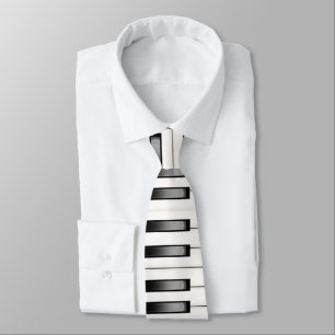 piano keys tie