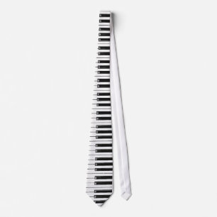Piano keys tie