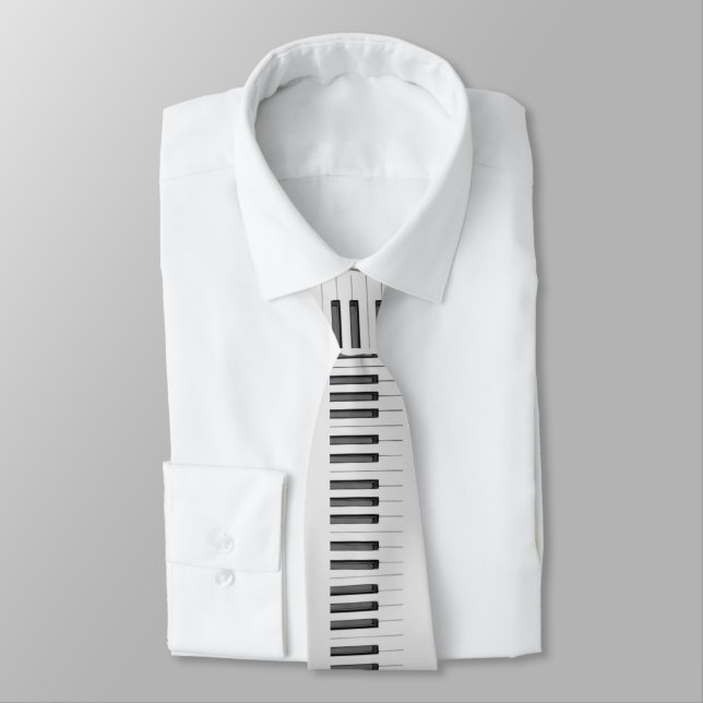 Piano Keys Tie (Tied)