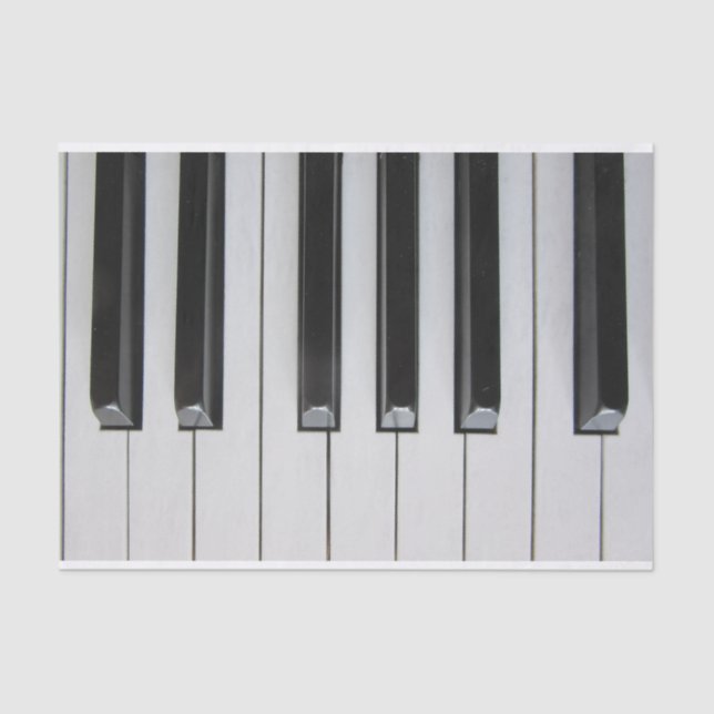 Piano Keys Tissue Paper (Front)