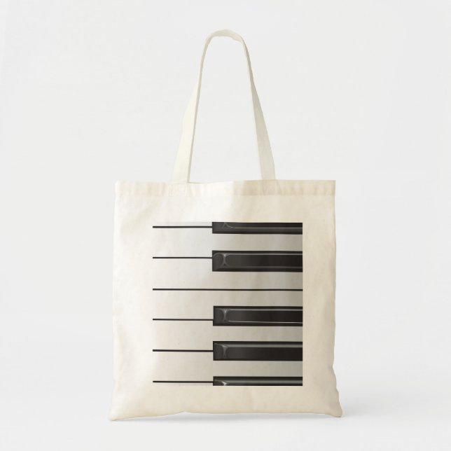 Piano Keys Tote Bag (Front)