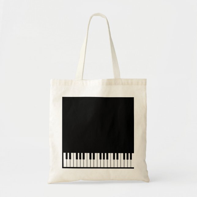 Piano Keys Tote Bag (Front)