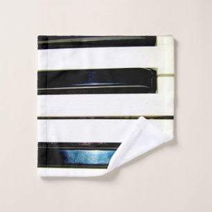 Piano Keys Wash Cloth
