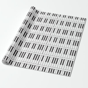 Piano Keys Wrapping Paper