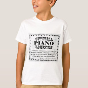 Piano License T-Shirt