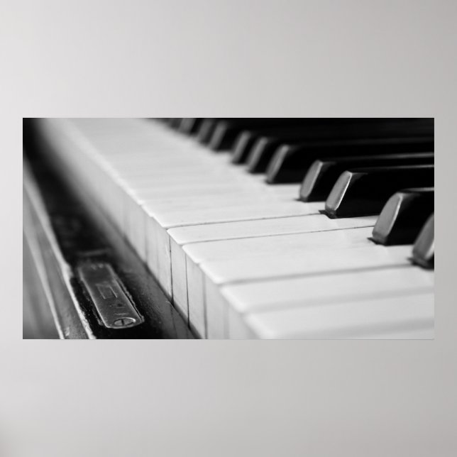 Piano macro closeup poster (Front)