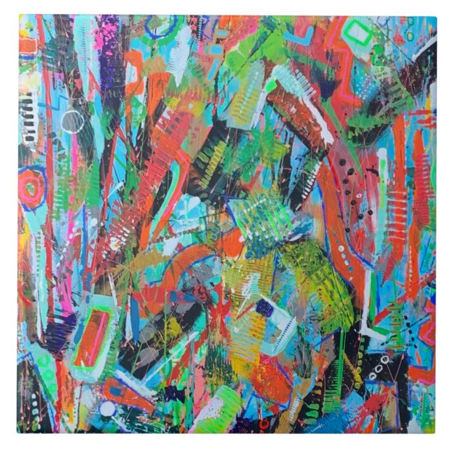 Piano Man 6 x 6 Ceramic Tile (Front)