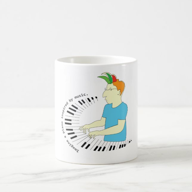 Piano Man Coffee Mug (Center)