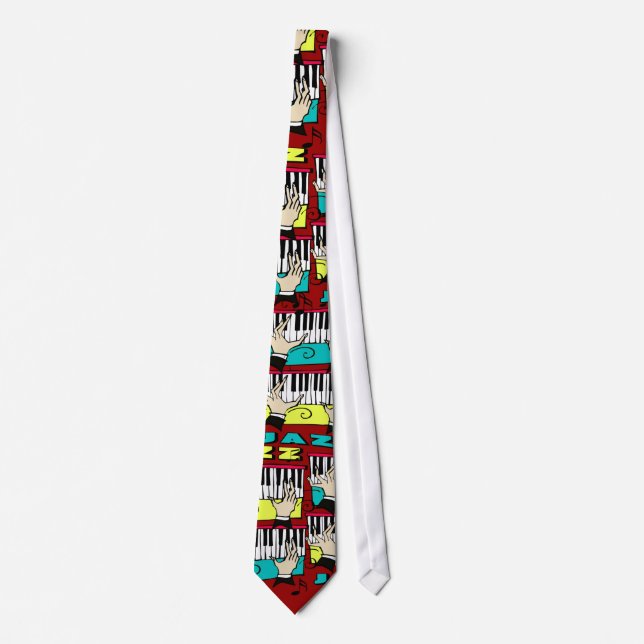 "PIANO MAN" TIE (Front)