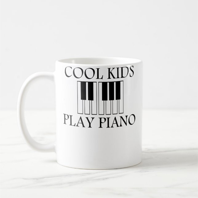 Piano 	 Men Women And Kids Styles Coffee Mug (Left)