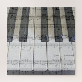 Piano & Moonlight Sonata Jigsaw Puzzle