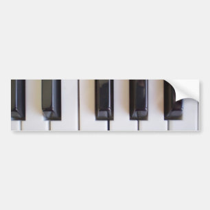Piano Music Bumper Sticker