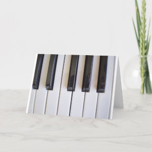 Piano Music Card