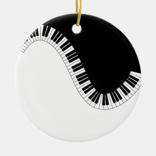 PIANO MUSIC CERAMIC ORNAMENT