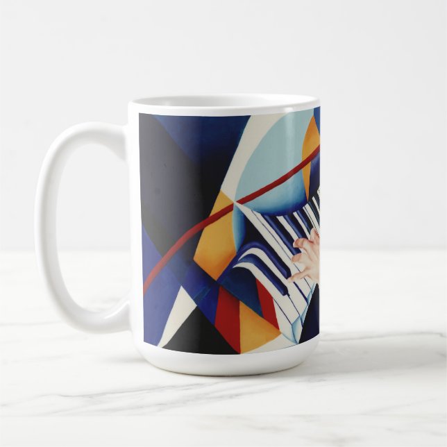 Piano Music Coffee Mug (Left)