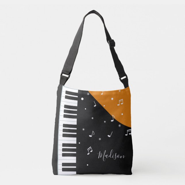 Piano Music custom name bags (Front)
