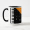 Piano Music custom name mugs