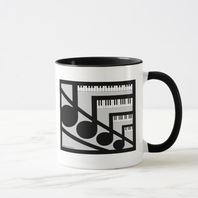 Piano Music Mug (Right)