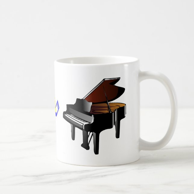 piano music mug (Right)