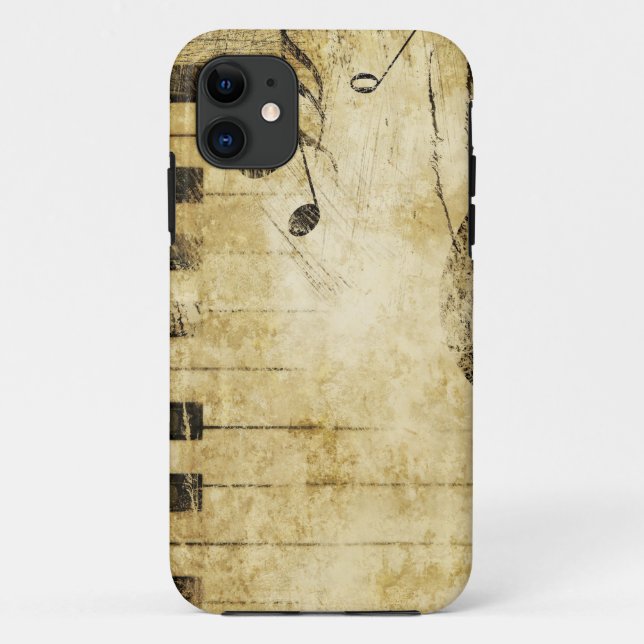 Piano Music Notes Case-Mate iPhone Case (Back)