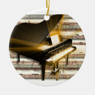 piano_music_notes ceramic tree decoration