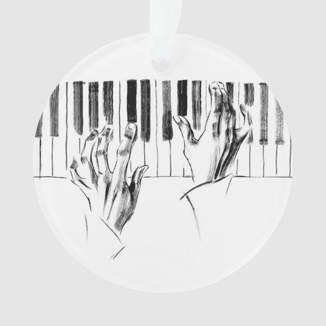 Piano music ornament (Front)