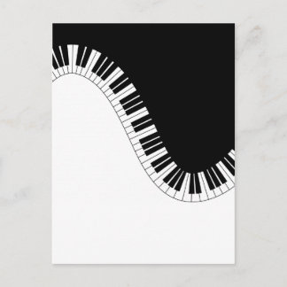 PIANO MUSIC POSTCARD